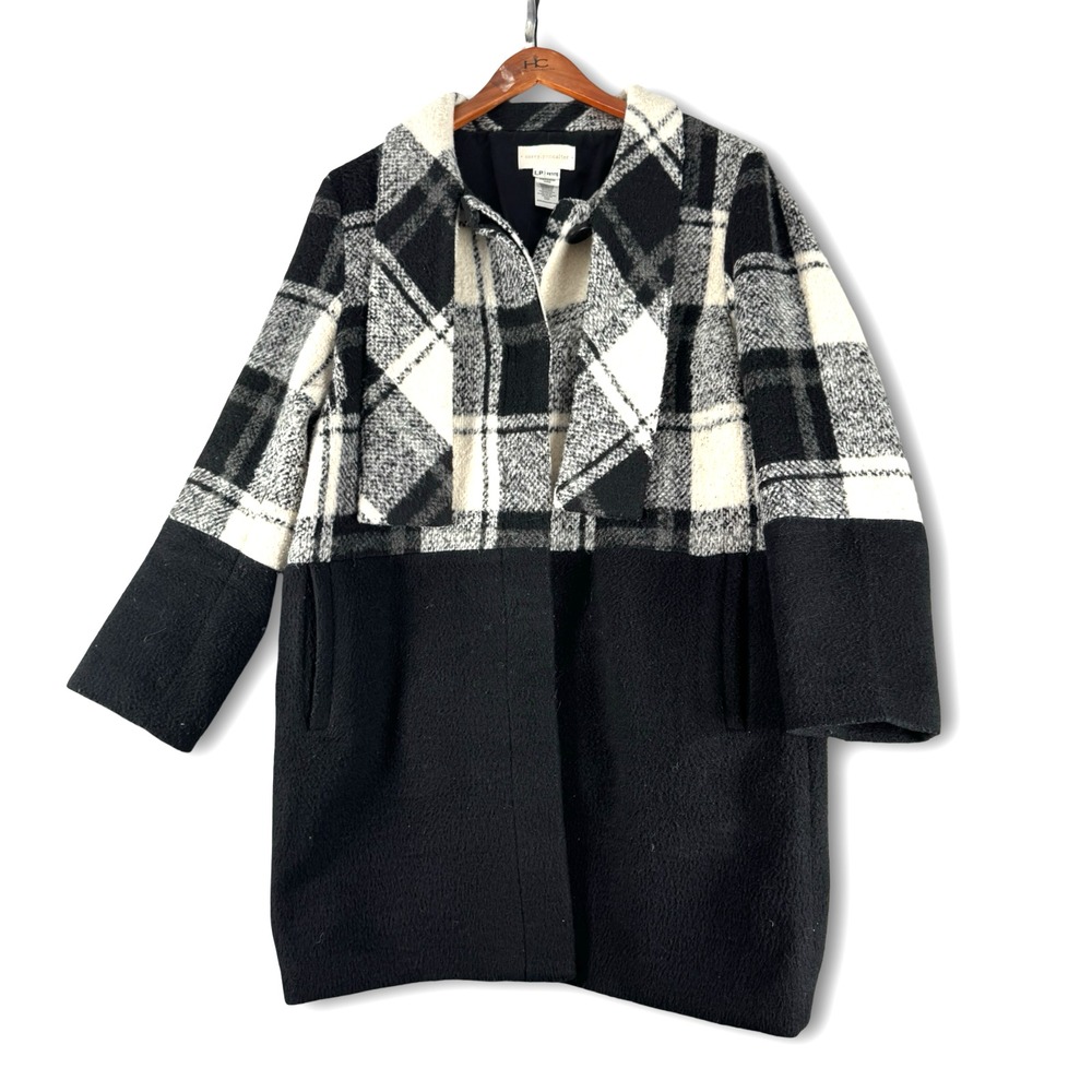 Corey Lynn Calter Elsa Tie Neck Coat Sz LP